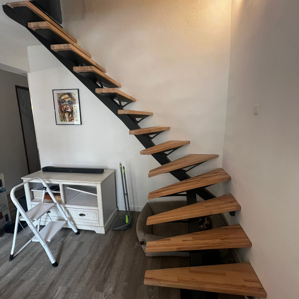 Escalier en bois sur mesure à Lançon-Provence