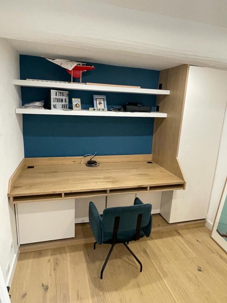 Bureau en bois — Aménagement par Wood Touch'